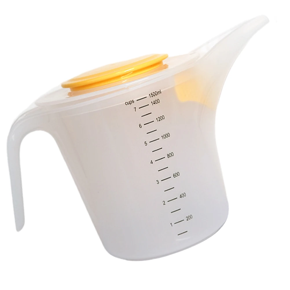 

Baking Beat Egg Cup 1.5L Transparent Measuring Kettle Scale for Liquids Milk Honey Sauce Plastic Cups Kitchen Tools Reusable