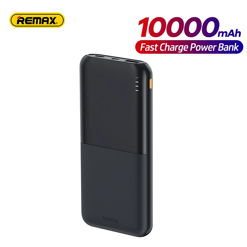 Remax Slim PowerBank 10000mAh 20000mAh Expan Battery Fast Charger For Samsung Huawei Xiaomi With USBA TypeC Portable  Poverbank