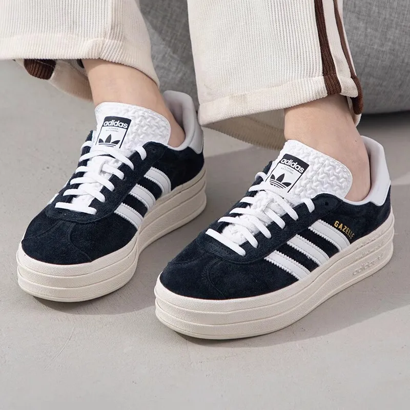 

Adidas clover women's shoes 2025 spring new fashion trend retro thick sole increase board shoes casual shoes HQ6912