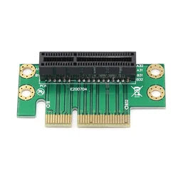 PCI-Express 4X Riser Card 90-Degree Left-Angle Adapter Card 1U Height Computer Server PCIe Socket, PCI-E 4X Elevated  Protection