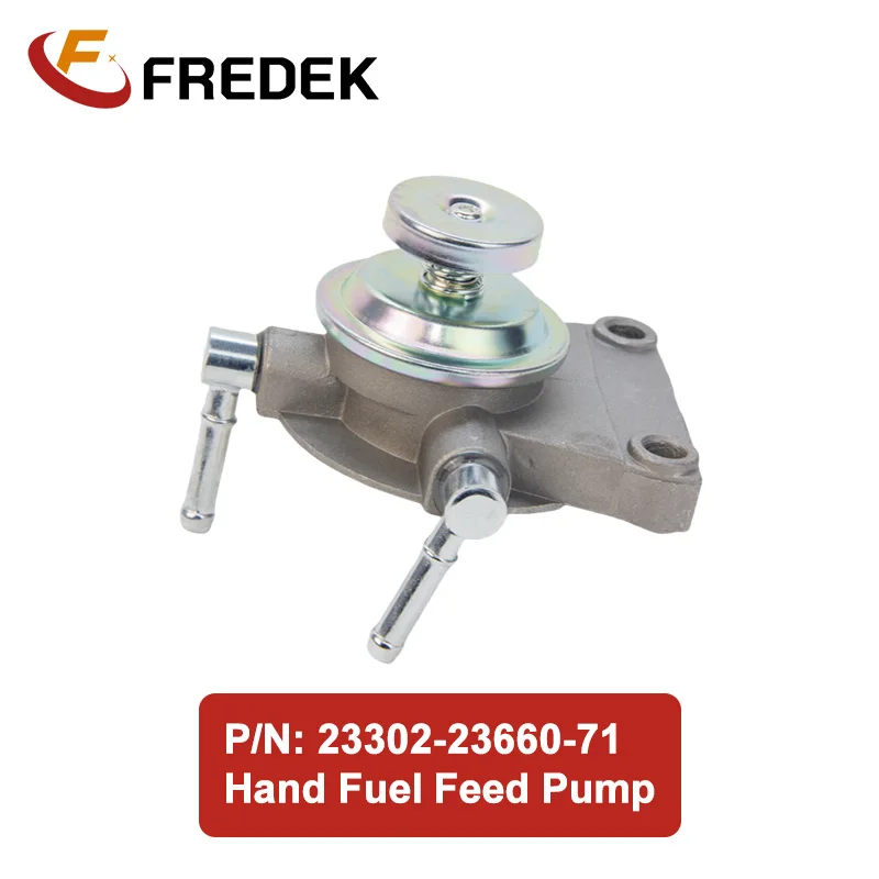 Wholesale Forklift Engine Fuel Parts Hand Fuel Feed Pump 23302-23660-71 Manual Fuel Pump with Filter Seat for Toyota 5F 6FD10-50