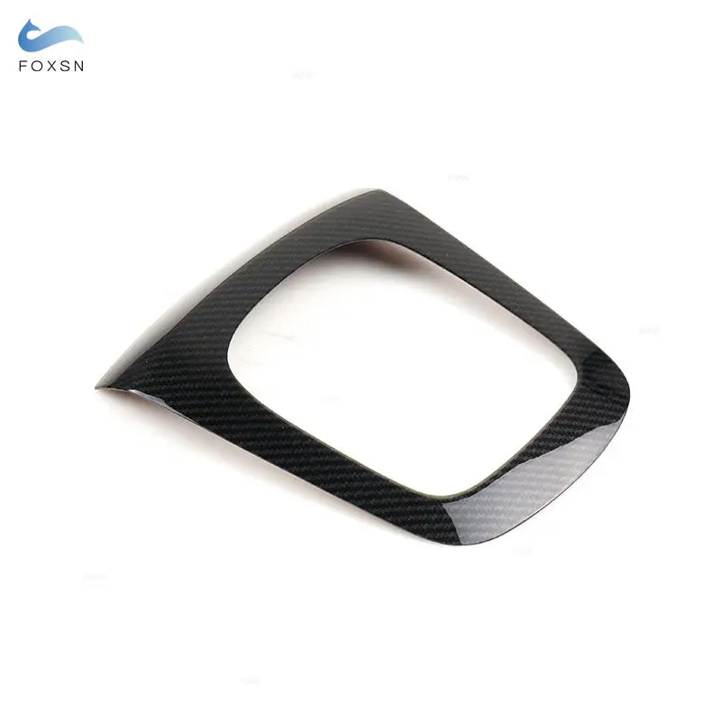 For Audi Q3 2013-2018 ABS Car Accessories Interior Center Console Gear Shift Panel Cover Frame Trim Carbon Fiber Texture
