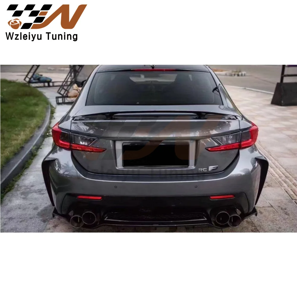 Dry Carbon Fiber Body Kit Set Fit For Lexus RCF Front Lip Rear Diffuser Side Skirts High Quality Fitment