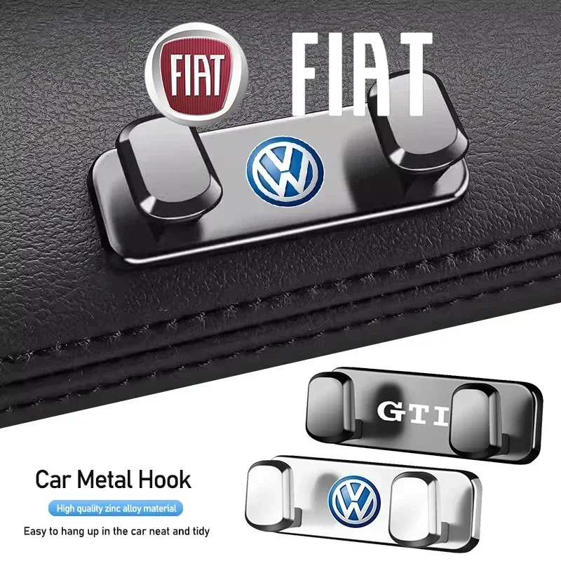 

1Pcs Car Metal Storage Hook Organizer Interior For VW GTI Polo Golf Passat Tiguan Arteon Touareg CC Taigo Caddy Scirocco Sharan