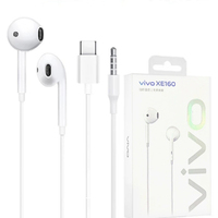 Original Vivo XE160 In-Ear Earphones With 3.5mm/Type C Plug Wire Headset Earbuds With Mic For Vivo X80 X70 Pro X23 X21 S12 S9