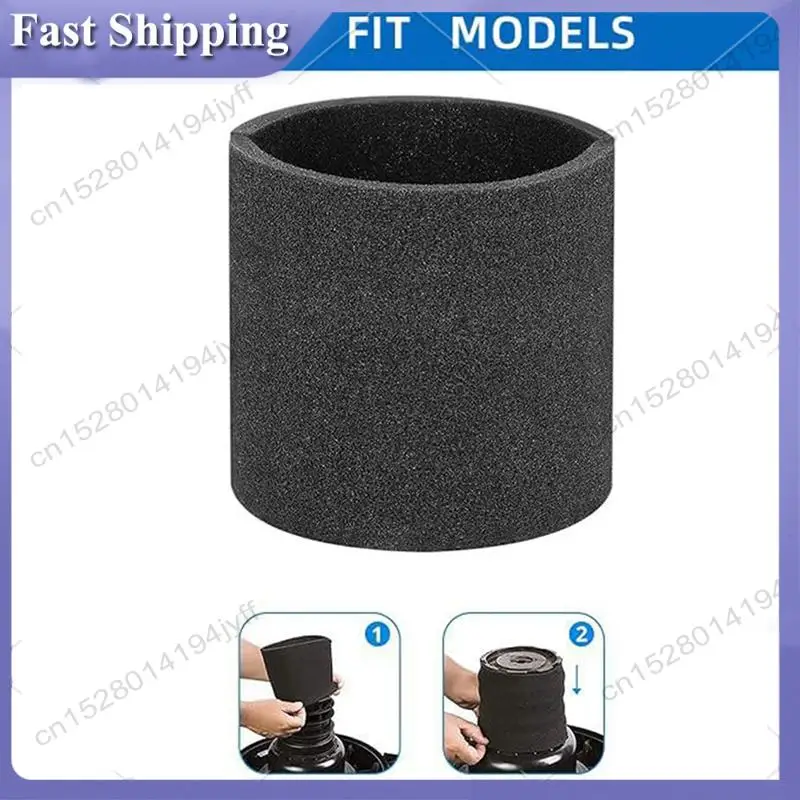 -ABDH 6 Pak 90585 Filter Pengganti Busa VF2001 Lengan Busa untuk Penyedot Debu Basah Kering, Suku Cadang Pengganti 9058500