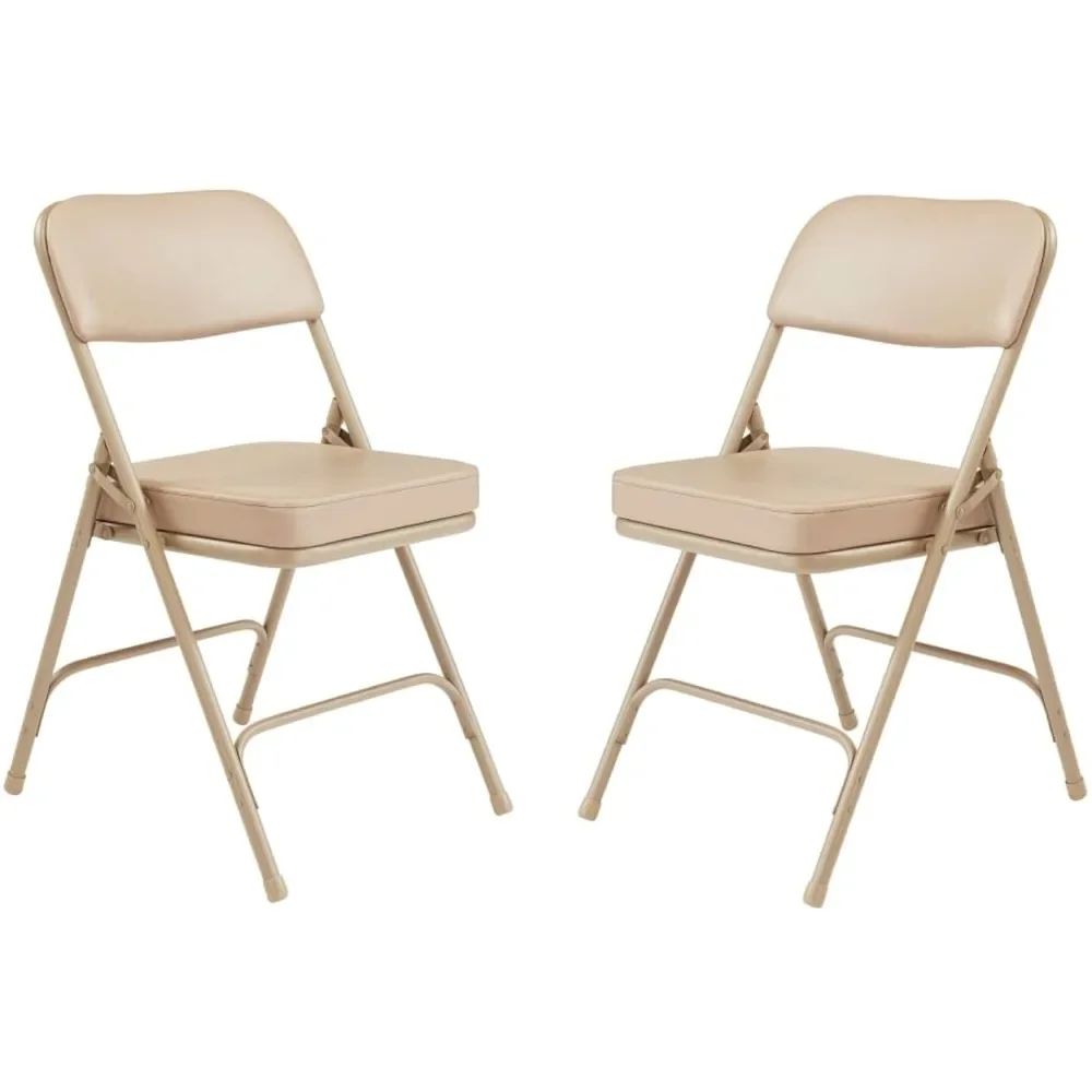 

Premium Cushioned Portable Folding Chairs, Heavy-Duty Upholstered Foldable Chairs for Indoor & Outdoor Use – Durable Set of 4