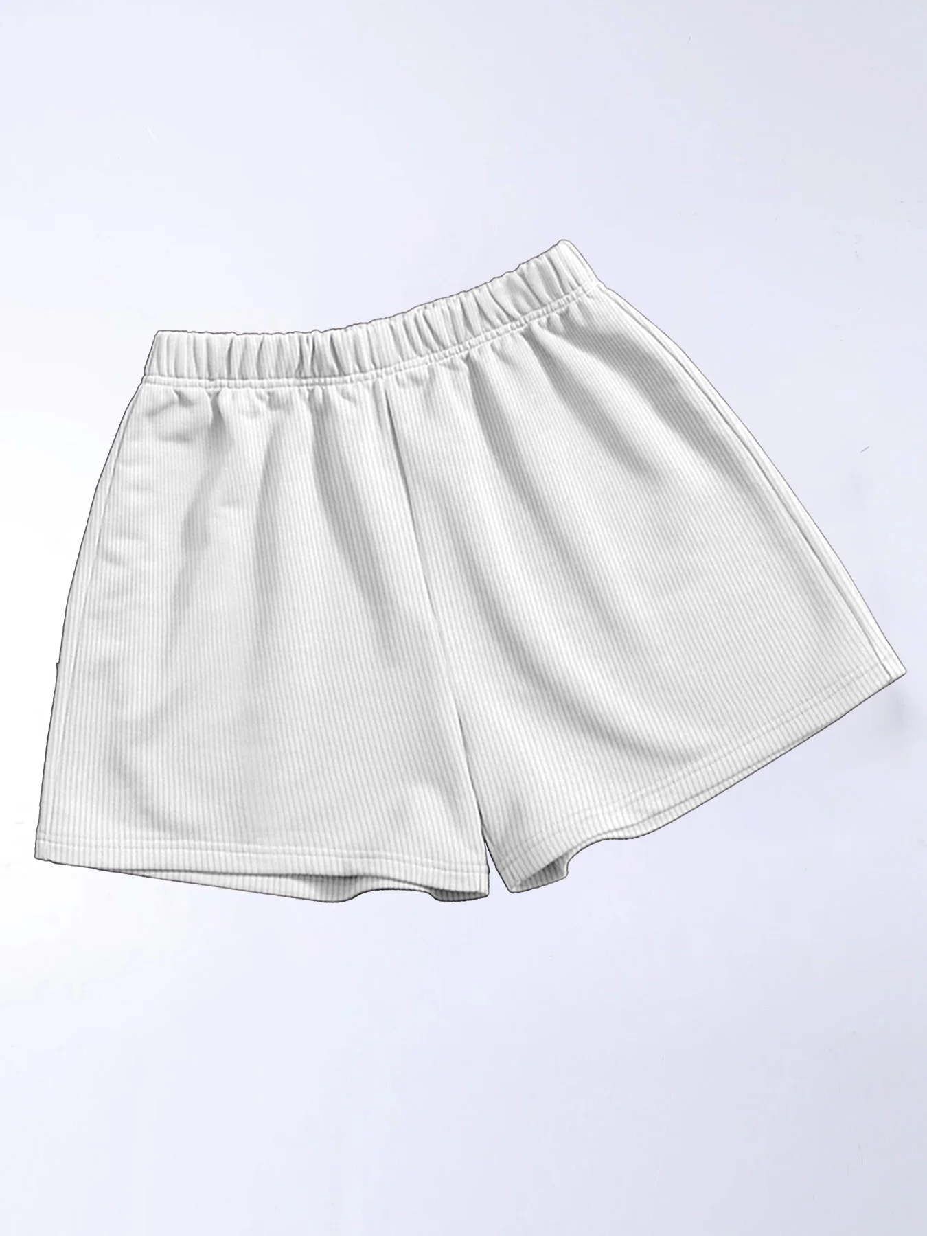 Einfarbige Damen-Shorts, Yoga, Fitness, äußere Damen-Shorts mit hohem Stretchanteil, atmungsaktiv, Freizeithose – Detail 7