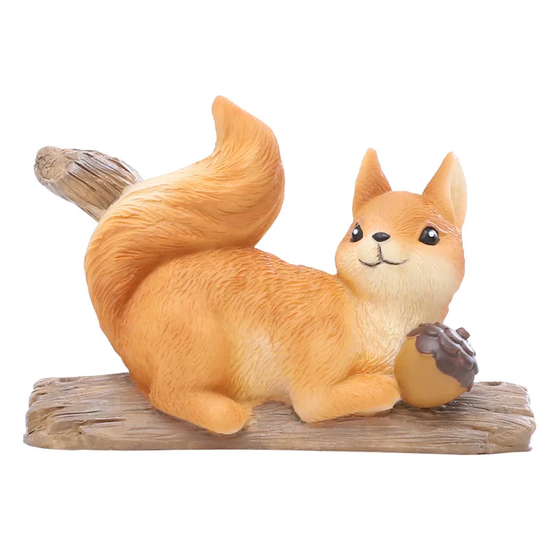 

Dropshipping Home Garden Decorative Ornaments Squirrel Outdoor Hanging Decor Landscape Ornaments for Gardens Fun Animal Decor