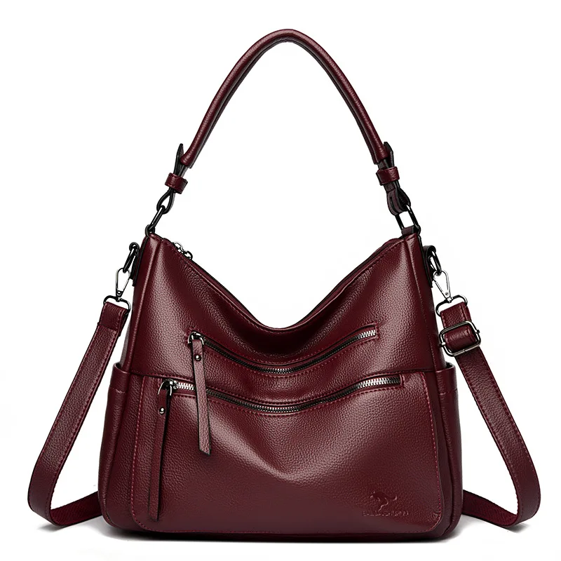 

Корейская сумка через плечо из искусственной кожи для женщин, новинка 2023 года, брендовые большие женские сумки-тоут, модные роскошные дизайнерские женские сумки