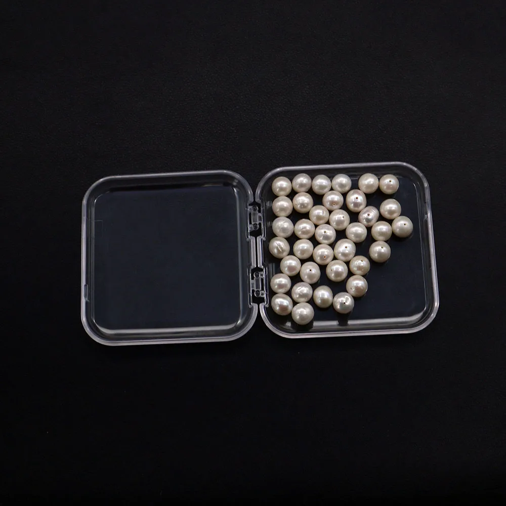 

74x74mm Square Transparent Plastic Jewelry Packaging Boxes Single Compartment Without Partitions Storage Tools 2 Pcs Wholesales