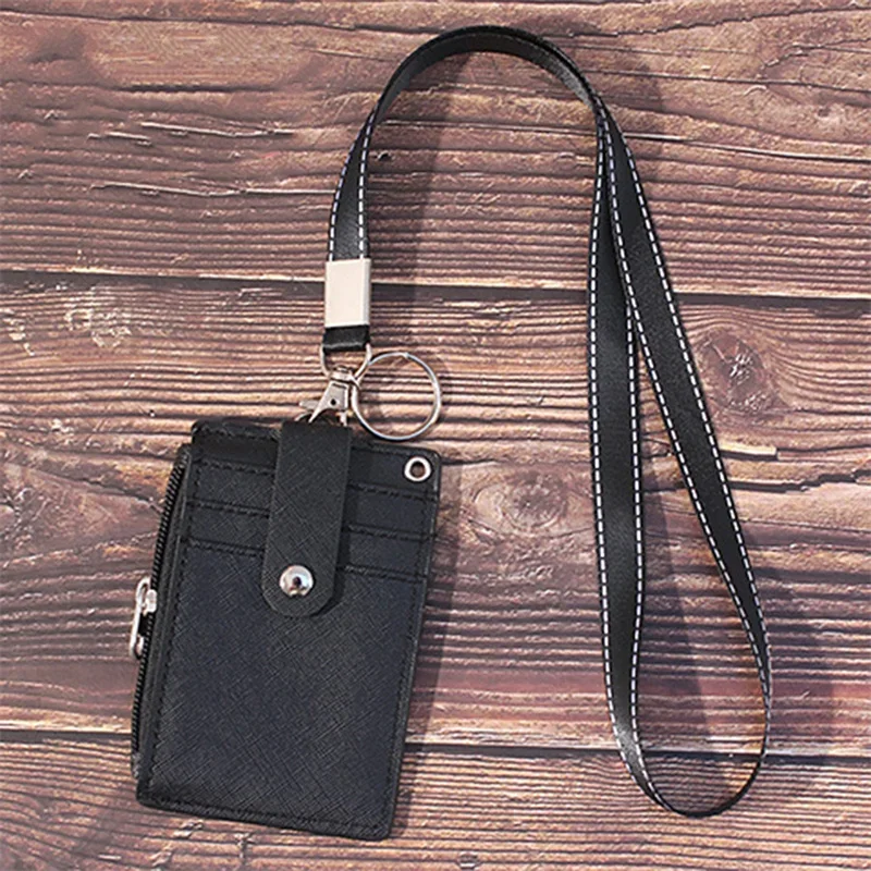 Praktische Werk School Id Card Badge Houder Met Sleutelhanger Touw Layards Nek Riem Tas Accessoires