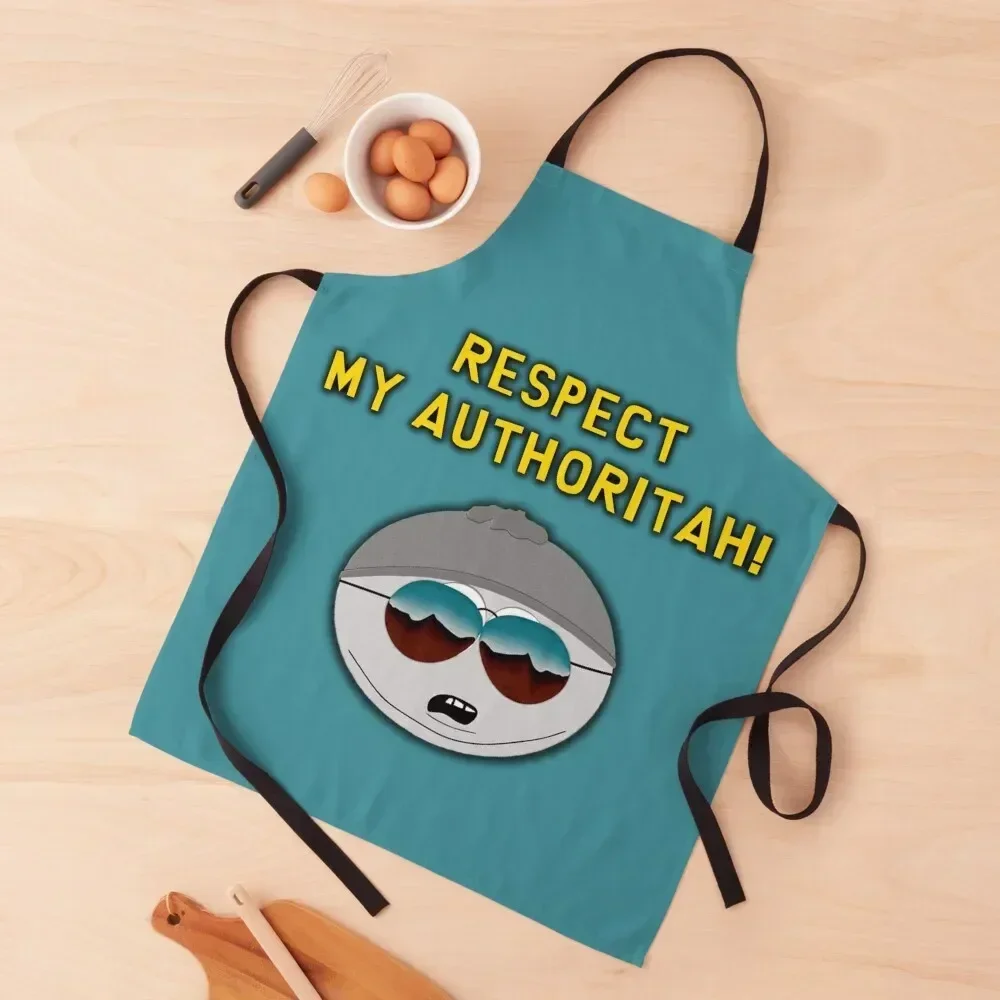 

Respect my authority! Apron Kitchen Women For Girl Waiter Uniforms japanese woman Apron