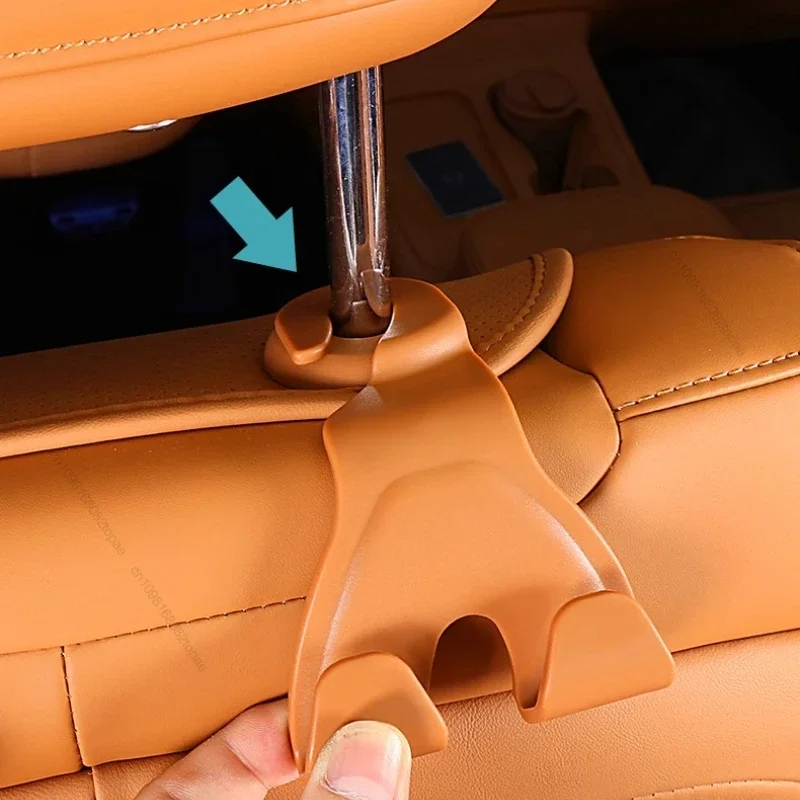 خطاف خلفي لمقعد السيارة لسيارة Leapmotor C10 متعدد الوظائف لوازم التخزين الخلفية ملحقات تعديل السيارة الداخلية