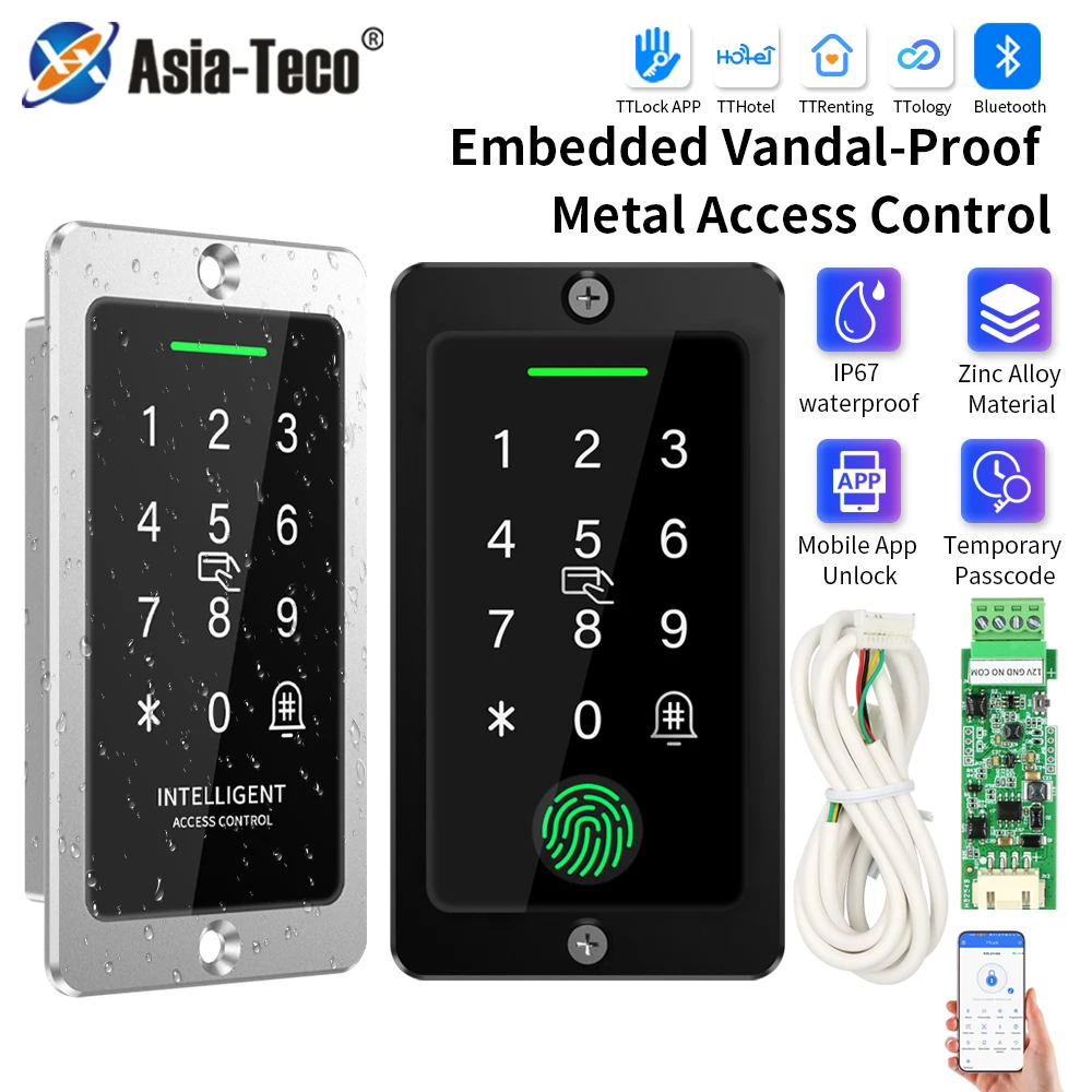 outdoor-ip67-waterproof-embedded-fingerprint-nfc-rfid-access-controller-touch-glass-panelttlock-app-gateway-remote-attendance