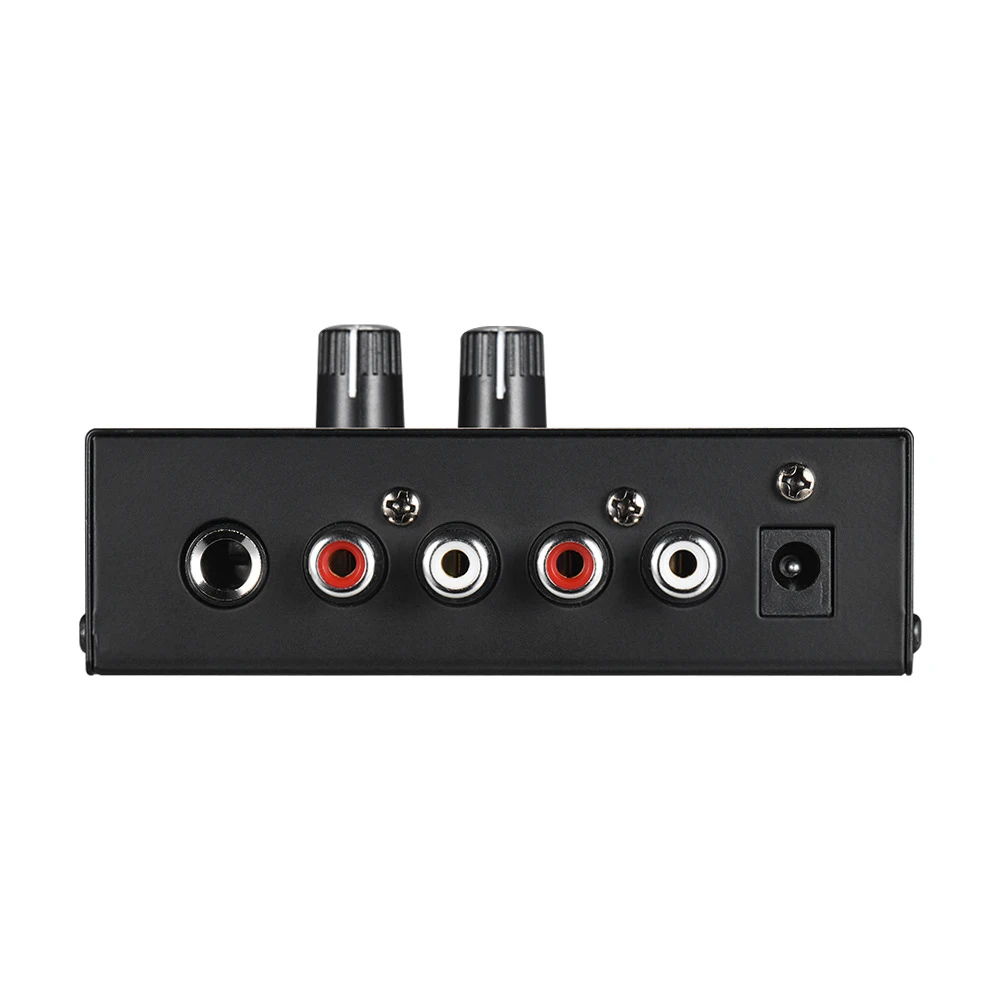 Phono Preamp Preamplifier with Level Volume Control RCA Input Output 1/4