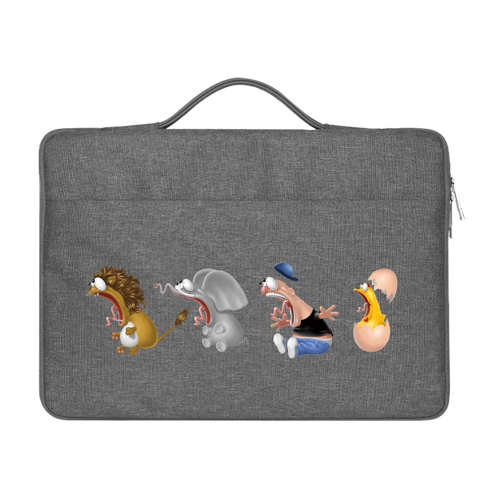 Laptop Bag for HP Dell Asus Apple Huawei Universal Travel Handbag for 10.1 11.6 12 13.3 14 15.6 Inch Cartoon Print Computer Case