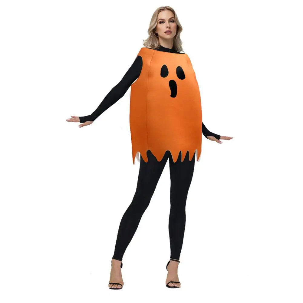 Trajes imaginativos de juego de rol Disfraz de fantasma espeluznante de Halloween para adultos y niños Traje de espectro de cuerpo completo para escenario para vacaciones