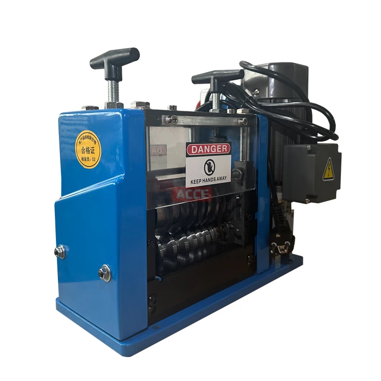 الصين المنتج أدنى سعر آلة تقشير الكابلات آلات إعادة تدوير الكابلات آلة تجريد الأسلاك الخردة النحاس #2