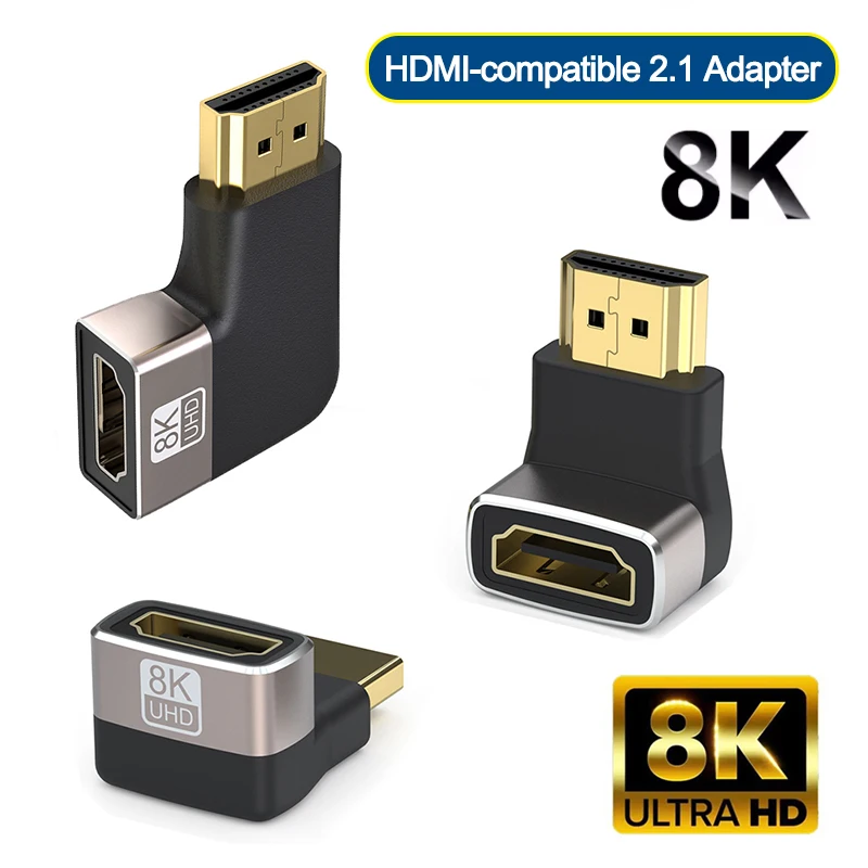 �y�Z�[�����z8K HDMI�Ή�2.1�P�[�u���A�_�v�^�[ �T�C�h�x���h90�x�G���{ �I�X-�I�X-���X 4K@120Hz 8K@60Hz HDTV�g���R�l�N�^�[