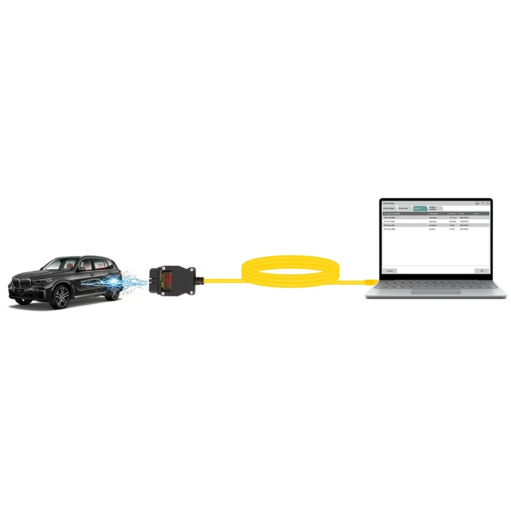 GODIAG GT109 DOIP-ENET Communication Cable Used to OHP Enet Bimmercode For MLB/MQB Test Platform DOIP Diagnostic Program Cable