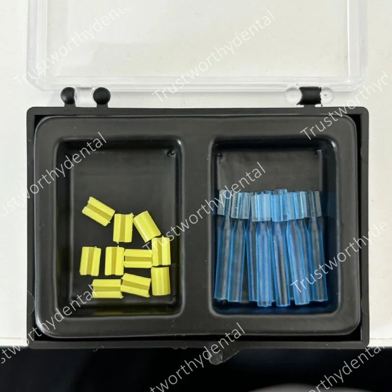 Dental Yellow Clips Overdenture Bar Attachment Retention Female Inserts Micro Hader Rider Short Long Removable