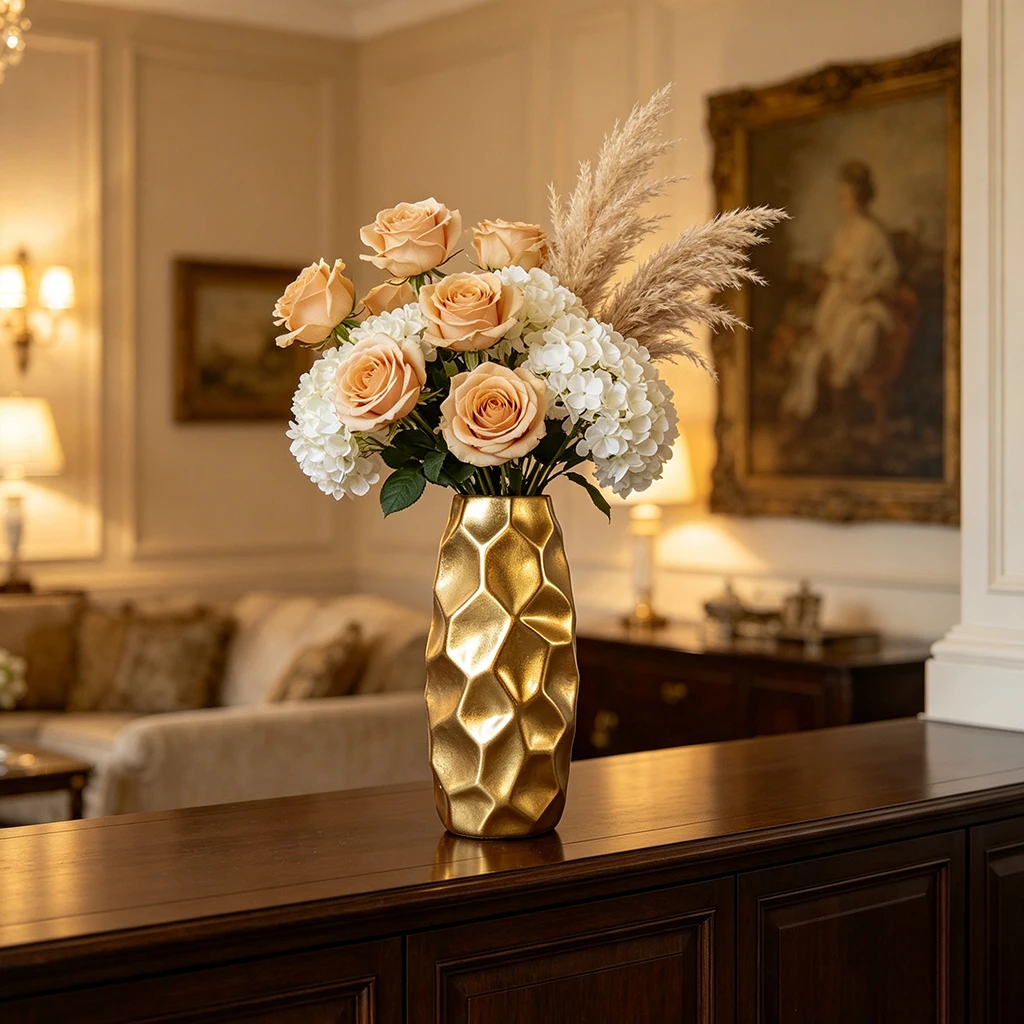 Moderne Abstrakte Harzvase Dekorative Skulptur Luxuriöse Nordische Wohnkultur Ornament Wohnzimmer Tischdekoration Geschenk