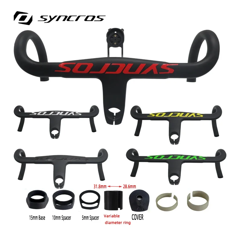 Syncros multi colour road carbon handelbar stem  carbon bike  bicycle fram parts 28.6/31.8mm 90/100/110/120mm  390/400/420/430mm