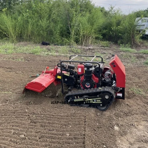 

Professional Heavy Duty 268kg Remote Control Power Tiller Rotary T160 Blades for Clay Soil High Productivity Engine Core