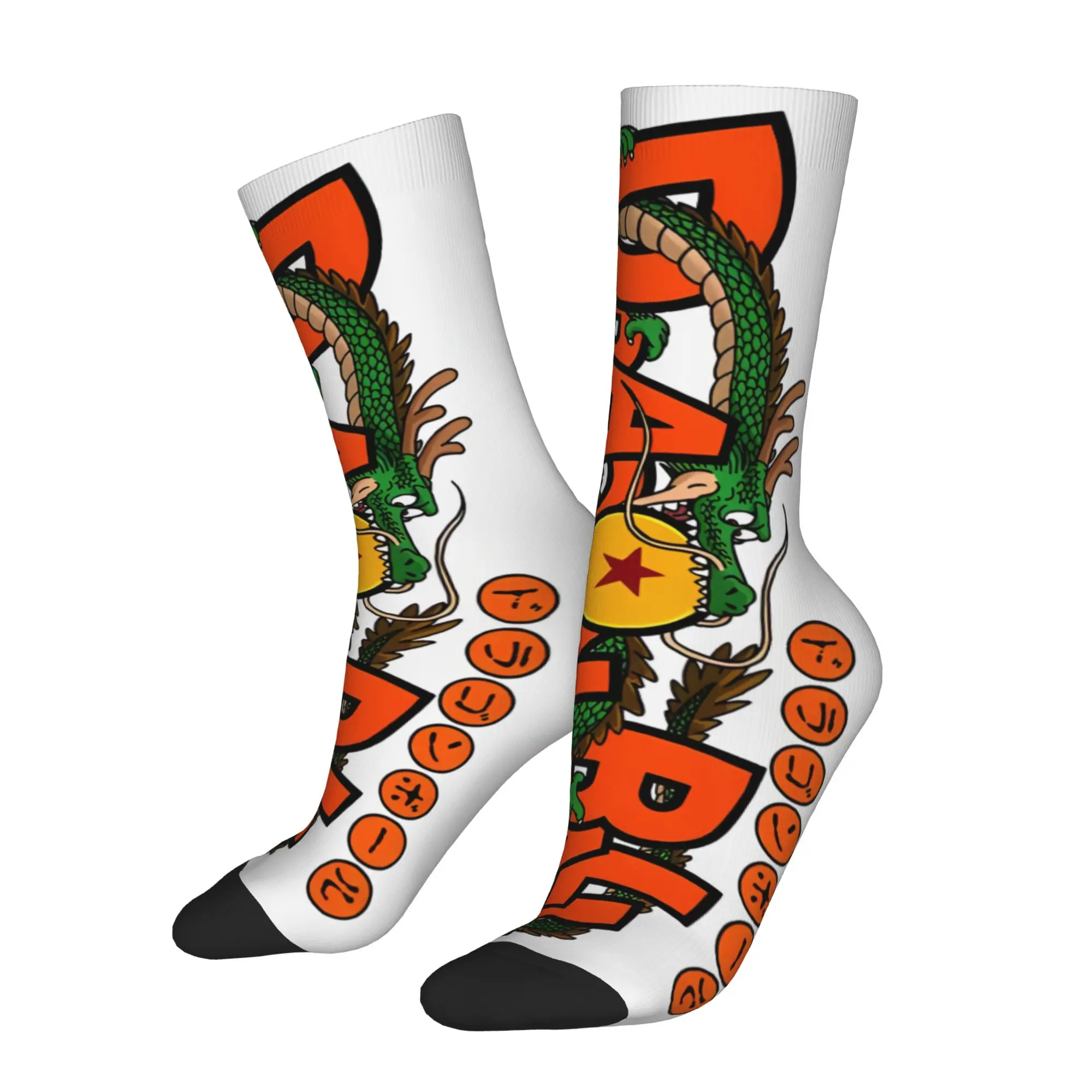1 Pair Hip Hop Retro DRAGON BALL Crazy Men's Socks Unisex  Harajuku Pattern Printed Funny Novelty Happy Sock Gift