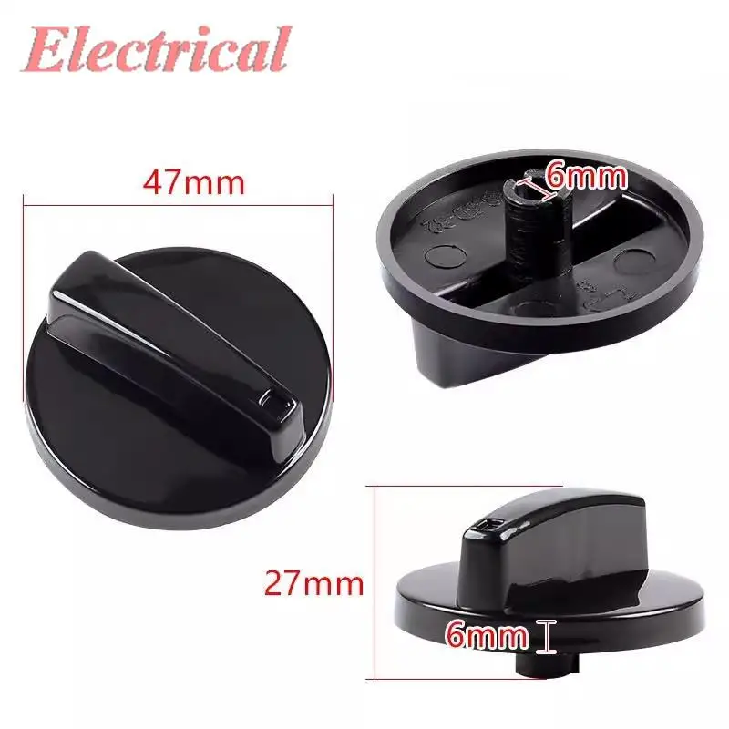 Timer Knob Range Replacement Knob Time Control Knob Cross Shaft Dia. 6mm For Electric Oven Electric Pressure Cooker Disinfection