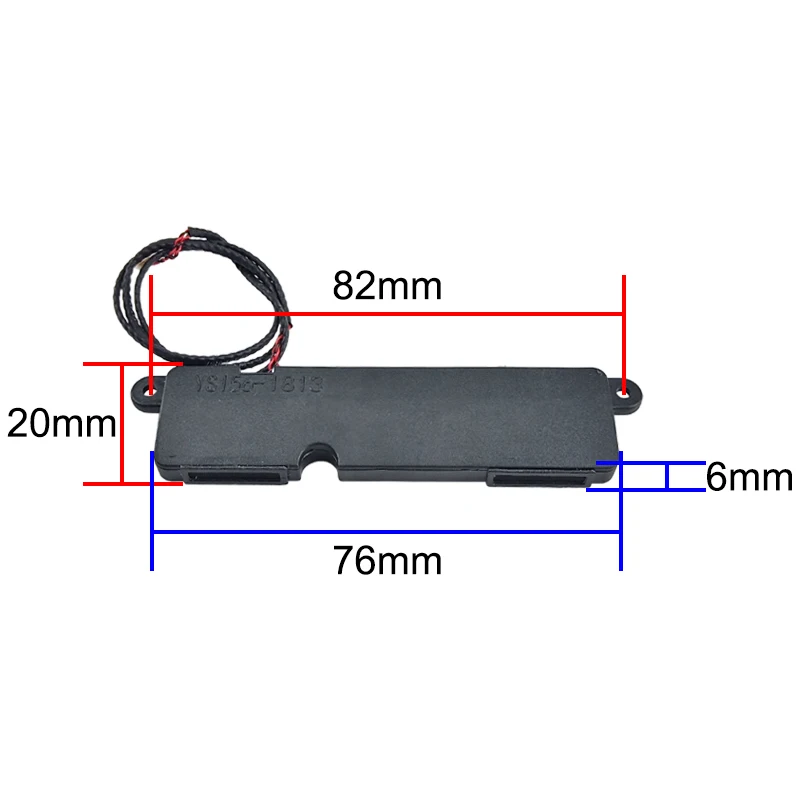 GHXAMP 2076-BOX الصوت الجانب الصوتية المتكلم 8ohm 2 واط الإعلان آلة عرض جديد السلبي مكبر صوت صغير 2 قطعة