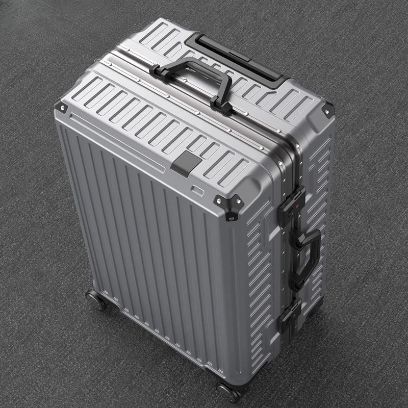 KO-KU Aluminium Frame Luggage 30\'\'32\'\' Large Size Suitcase 20Inch Boarding Box Solid PC TSA  Lock Travel Bag Trolley Case