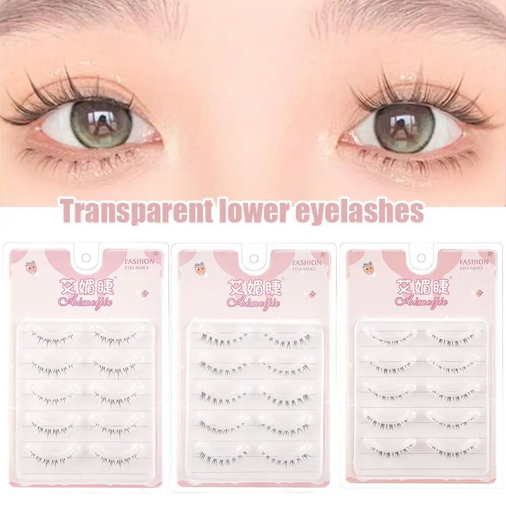 

Natural Lower Eyelashes Daily Makeup Long Under Eyelash Lash Extension Lash Cluster Useful Cosmetics 6,7mm Fake Eyelashes