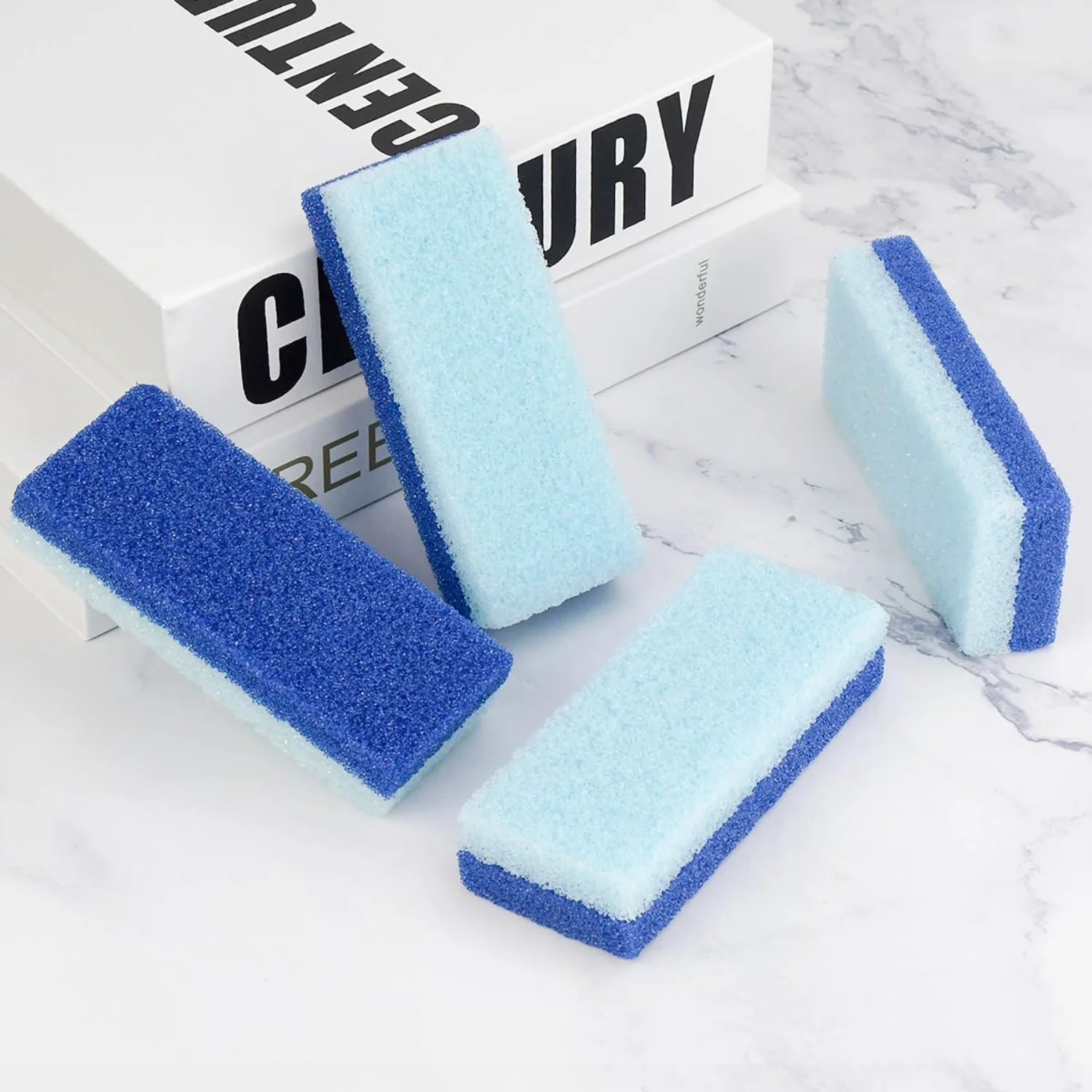 4 Pcs Foot Pumice Stone and Scrubber for Feet and Heels Callus and Dead Skins Pedicure tools Pedicure spa foot bath Eczema Serum