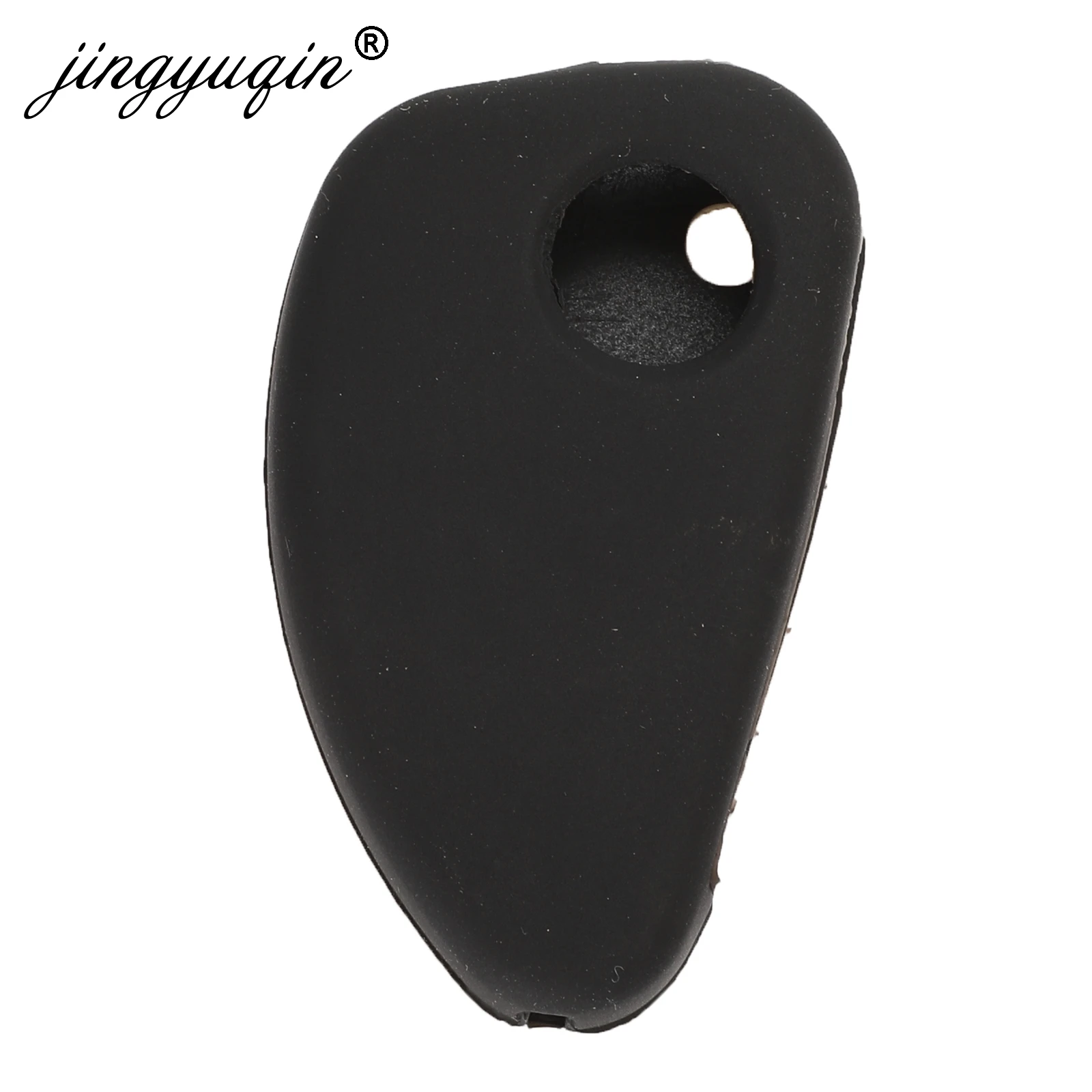 jingyuqin 2/3 Buttons Silicone Rubber Car Key Cover For Alfa Romeo 147 166 156 JTD TS GT Flip Folding Key Case Protection