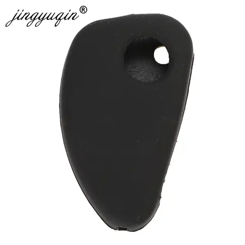 jingyuqin 2/3 Buttons Silicone Rubber Car Key Cover For Alfa Romeo 147 166 156 JTD TS GT Flip Folding Key Case Protection alfa romeo 147 jtd buy - №1