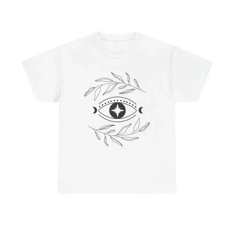 All Seeing Eye T Shirt symbol mystic occult esoteric cosmic lunar star vintage