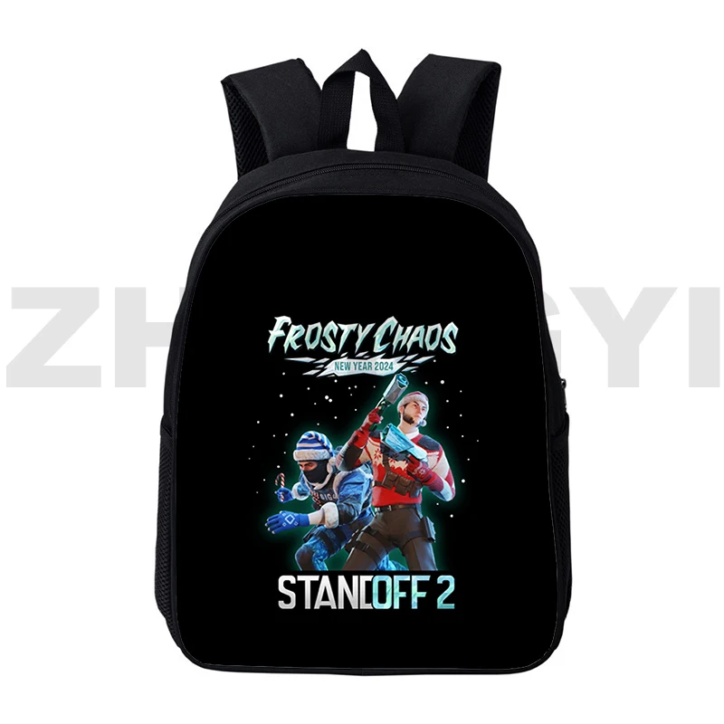 Anime Standoff 2 Backpacks 12/16 Inch School Back Pack for Boys Girls Cartoon Printing Shooting War Game Mochila Mens Bookbag