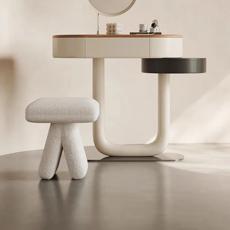 

Luxury Modern Vanity Table Chair Organizer Makeup Bedroom Vanity Table Living Room Bedside Penteadeira Lounge Suite Furniture