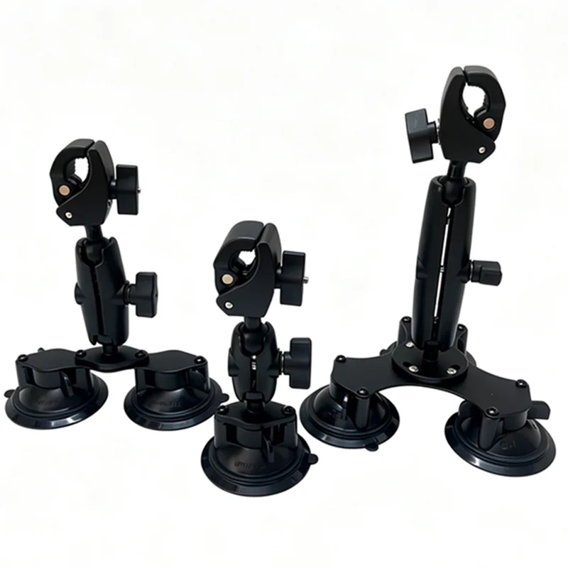Ball Mount Twist Lock Suction Cup Base Window Mount 360 Degree Rotation For Double Socket Arm Phones Action Camera Accessory