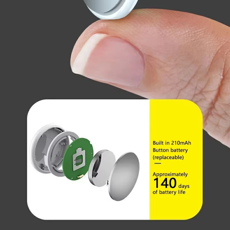 Xiaomi Anti-Lost GPS Smart Tracker Erinnerungsgerät für Haustiere, Taschen, Geldbörsen, Bluetooth-Finder, Air Tag Tracking Locator für Apple Android