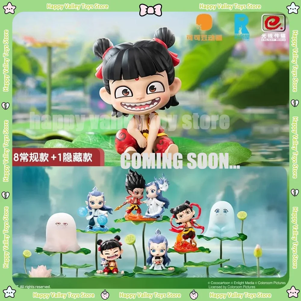 New Anime NeZha2 Born Bonds Series Blind Box NeZha Action Figure Guess Bag Cute Doll Mystery Box Collection Model Toys Kids Gift