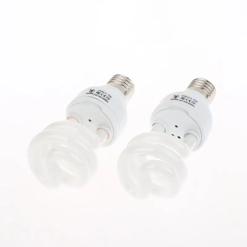 1Pcs Turtle Lizard Snake Reptiles Heating Lamps 13W/26W UV Rays Energy Saving Terrarium Basking Light 5.0 10.0 UVB Reptile Lamp - view 4