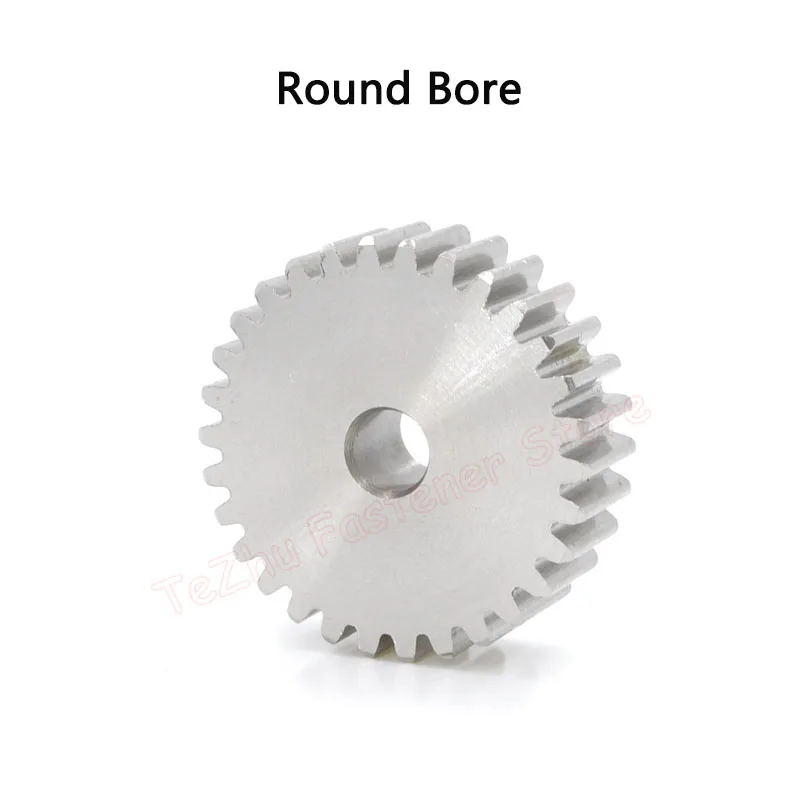 1pcs 1M 304 Stainless Steel Spur Gear 70 72 75 78 80 100 120 Teeth 1 Module  Flat Gears Cylindrical Gear Finished Bore 8mm