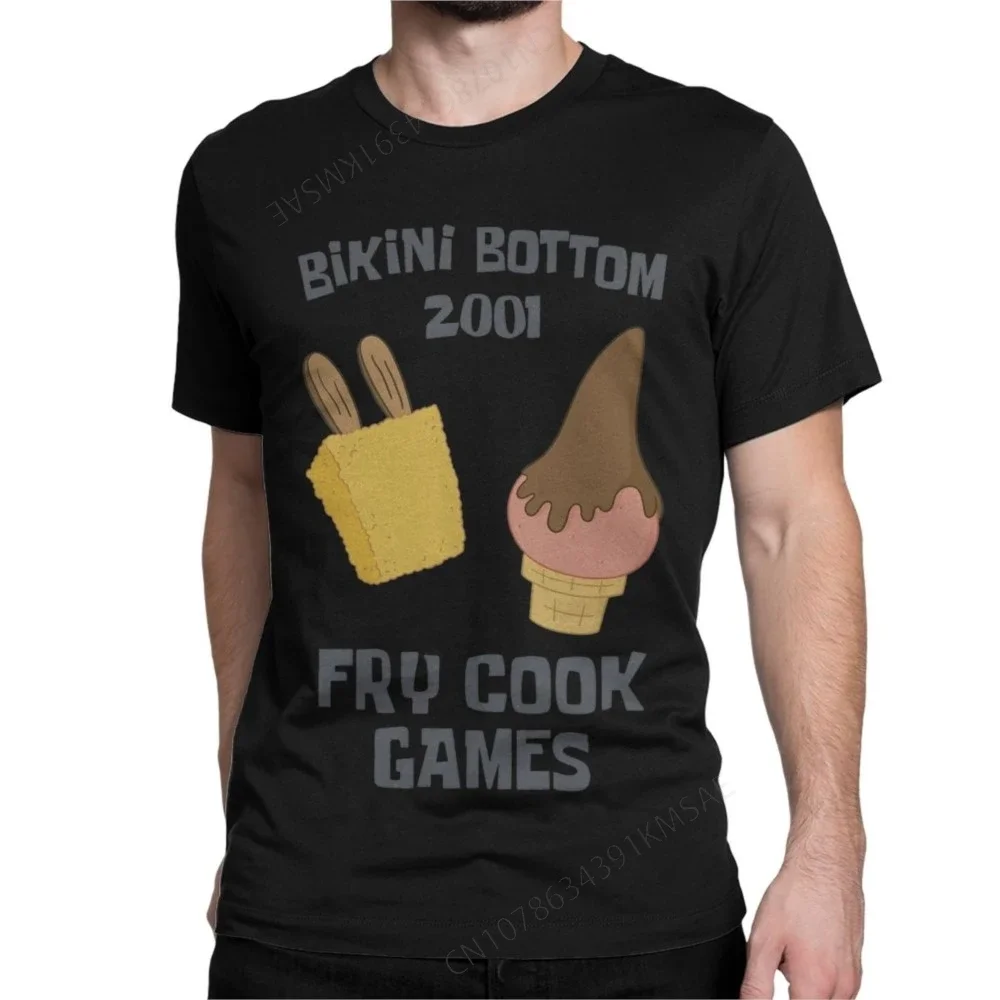 

Men Spongebobed T Shirts Pure Cotton Clothes Creative Short Sleeve Round Collar Tees Original T-Shirts