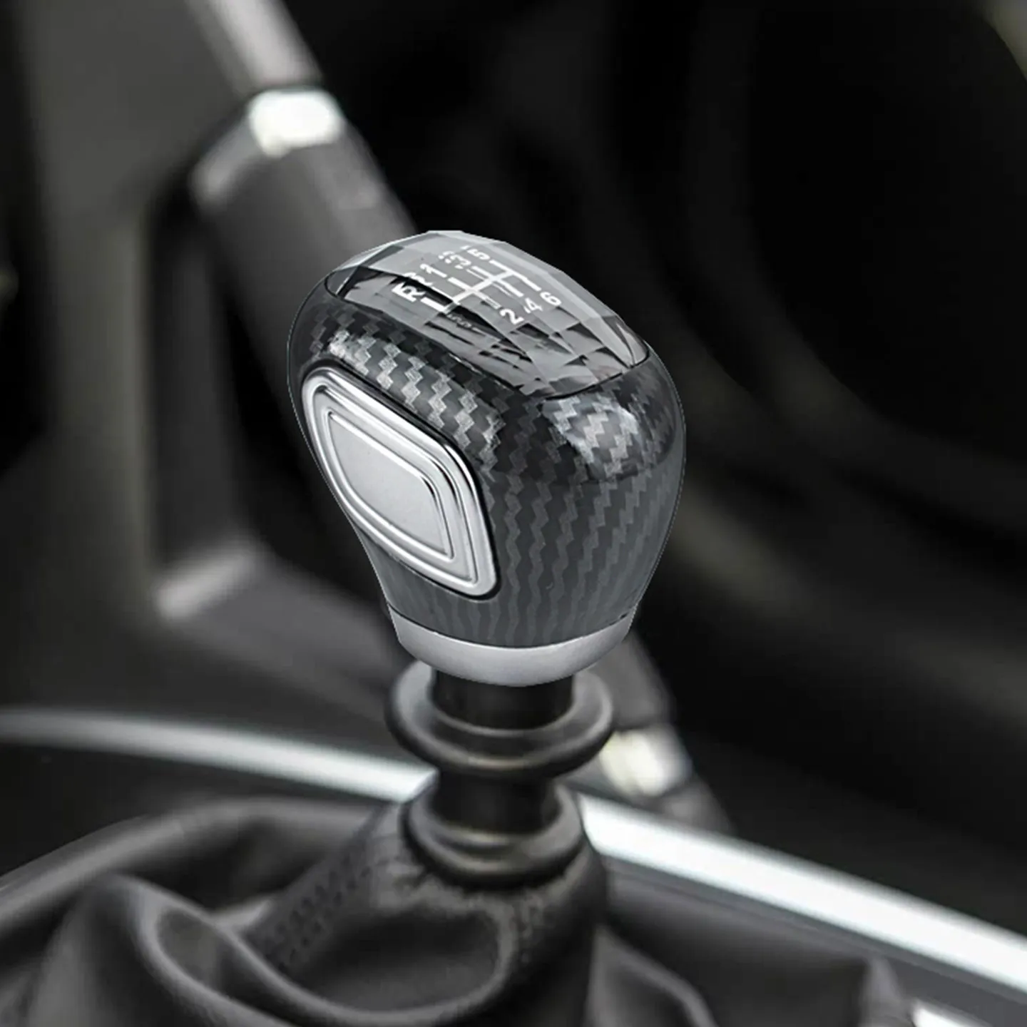 For Car Manual Transmission Modification Crystal Gear Head Car Light Handball Gear Head Upside Down Lift Gear Lever Accessories