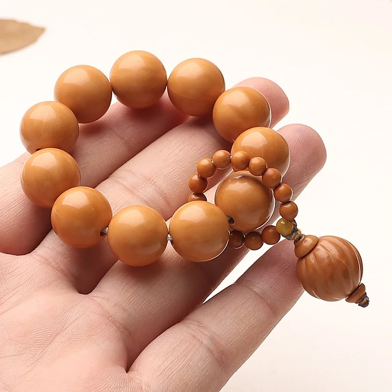 

Monkey Peach Small Hand Olive Core Spacer Beads Turn The Running Ring Finger Twisting Soft