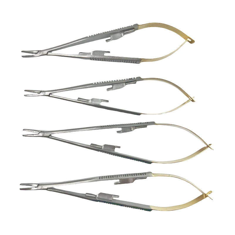 1 قطعة زرع تقويم الأسنان الجراحية Castroviejo إبرة أصحاب الملقط الملقط كماشة الأسنان أداة طب الأسنان #2