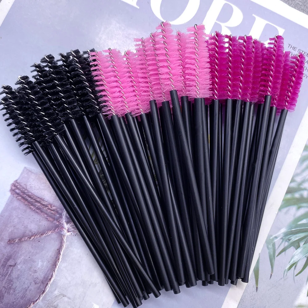 Baguettes de Mascara jetables, brosses à sourcils et à cils, applicateur pour Extension de cils, fournitures, outil de maquillage, 500 pièces